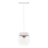 Abat-jour Acorn blanc, cuivre poli