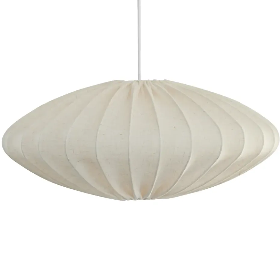 Abat-jour Ellipse 65 cm lin, Natural