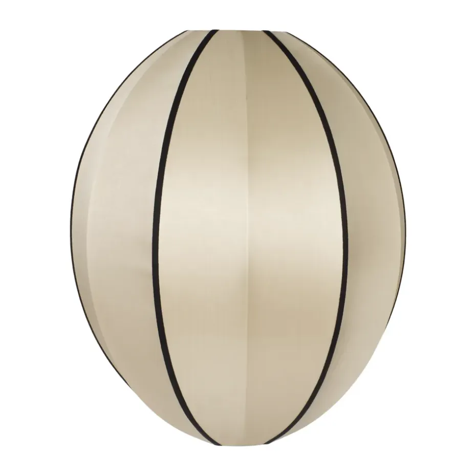 Abat-jour Indochina Classic Oval L, Kit-black
