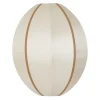 Abat-jour Indochina Classic Oval S, Offwhite-amber