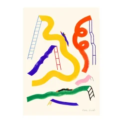 Affiche Glisser, 30x40 cm