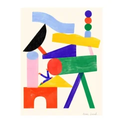 Affiche Jouer, 30x40 cm