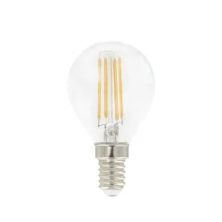 Airam Filament LED ampoule à gradation à 3 niveaux de luminosité en forme de globe, clair, avec mémoire, p45 e14, 5w