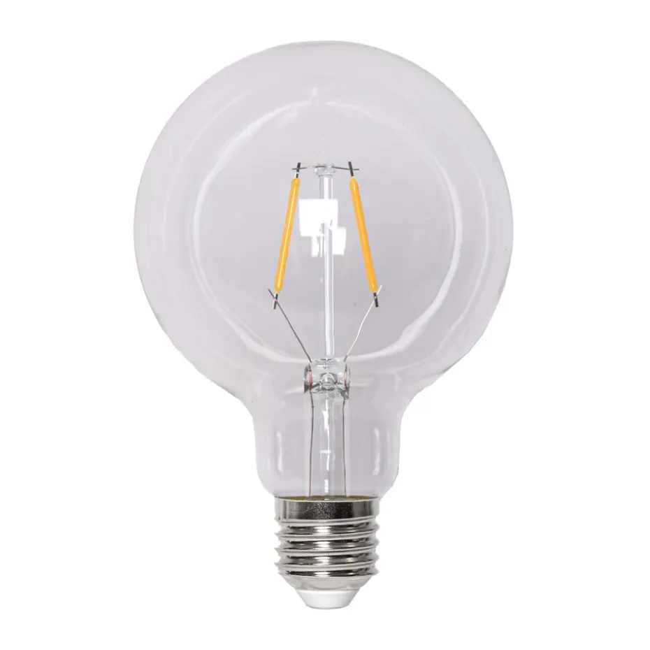 Ampoule dimmable Lit E27 G95 150lm, Clair, 2100K