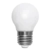 Ampoule E27 LED filament globe opale 45 mm, 5W