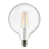 Ampoule E27 LED glob 125, Transparent