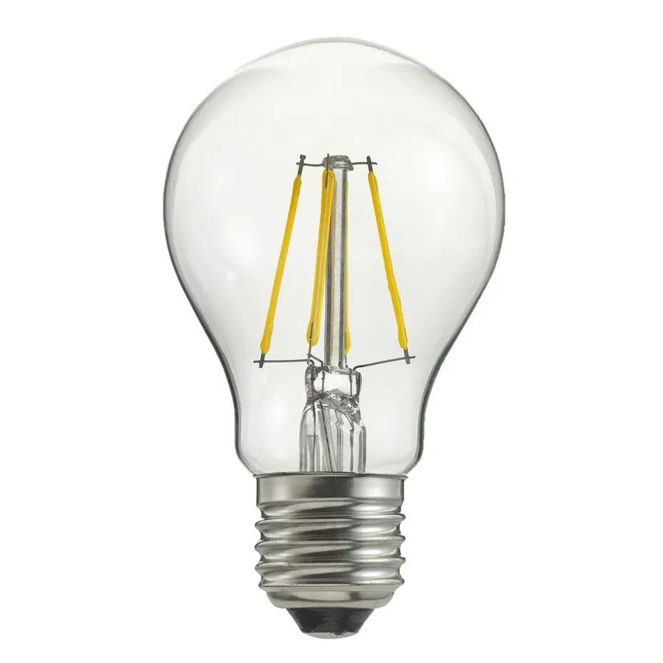 Ampoule E27 LED normal réglable en 3 seuils, Transparent