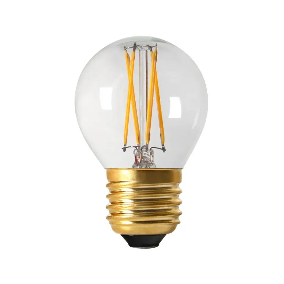 Ampoule Elect LED filament E27, Transparent