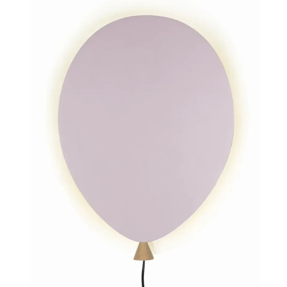 Applique murale Balloon, rose-frêne