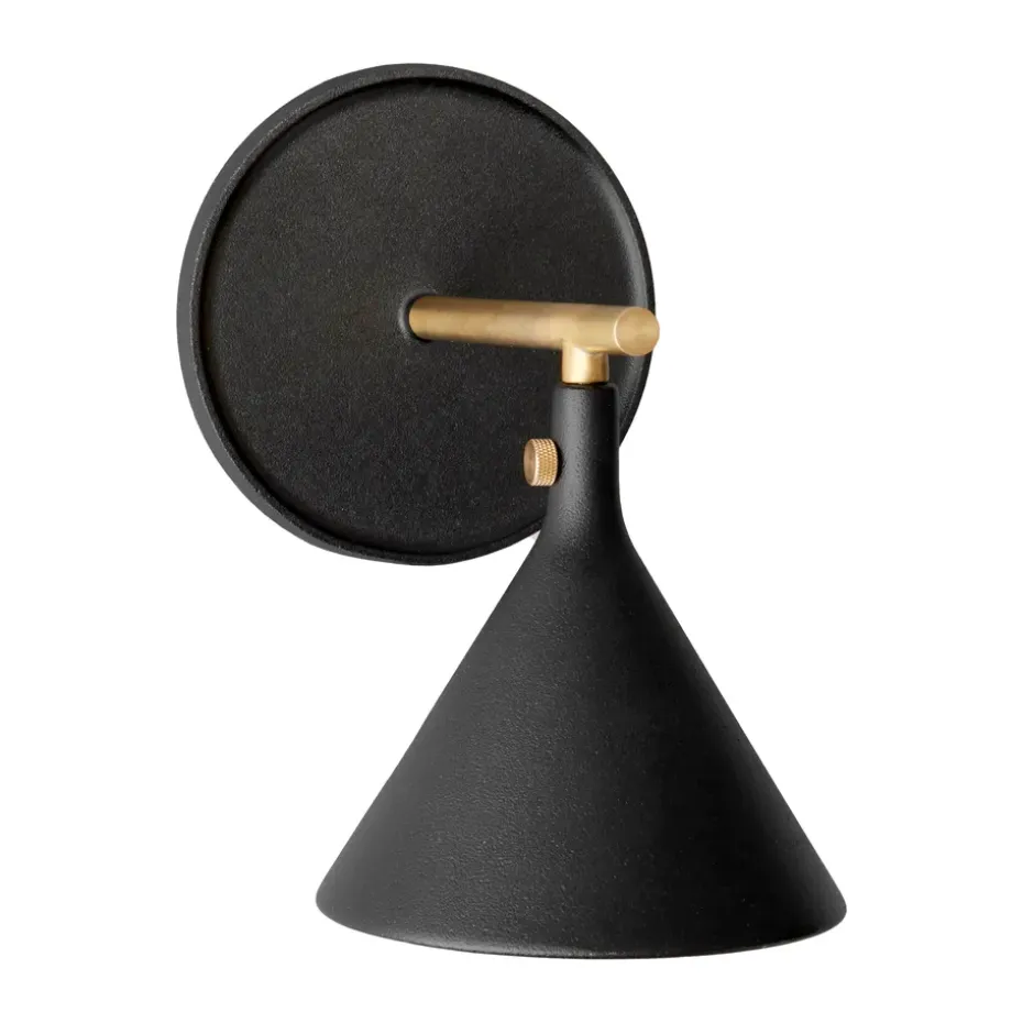 Applique murale Cast Sconce diffuser montage fixe, Black