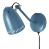 Applique murale Dynamo, matt smoke blue (bleu)