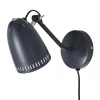 Applique murale Dynamo, matt almost black (noir)