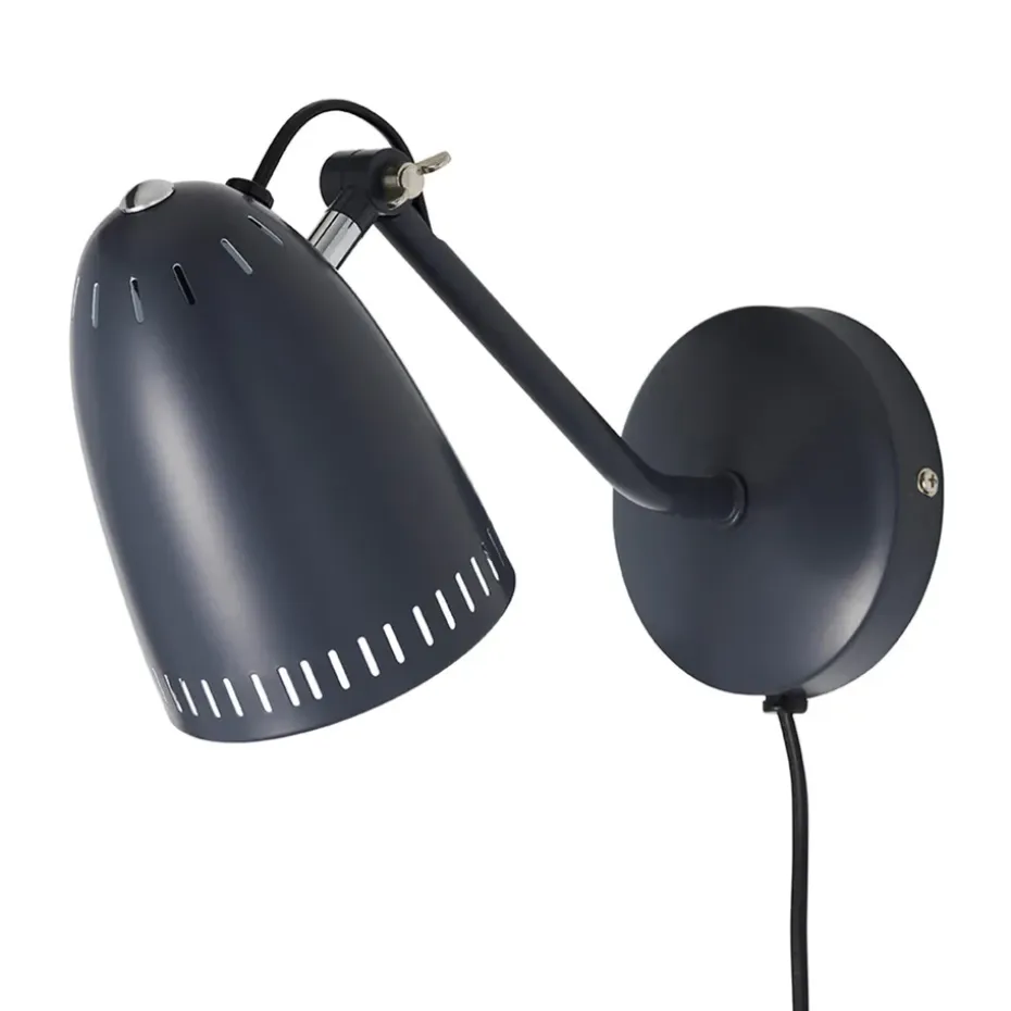 Applique murale Dynamo, matt almost black (noir)