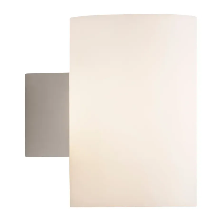 Applique murale Evoke grande, Verre opale blanc