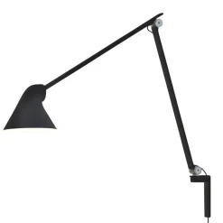 Applique murale NJP bras long, Noir