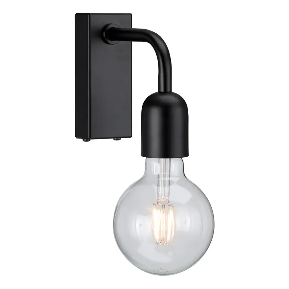 Applique murale Regal 1 12,9 cm, Noir mat
