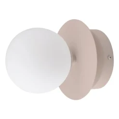 Applique murale/Plafonnier Art Deco IP44, Mud-blanc
