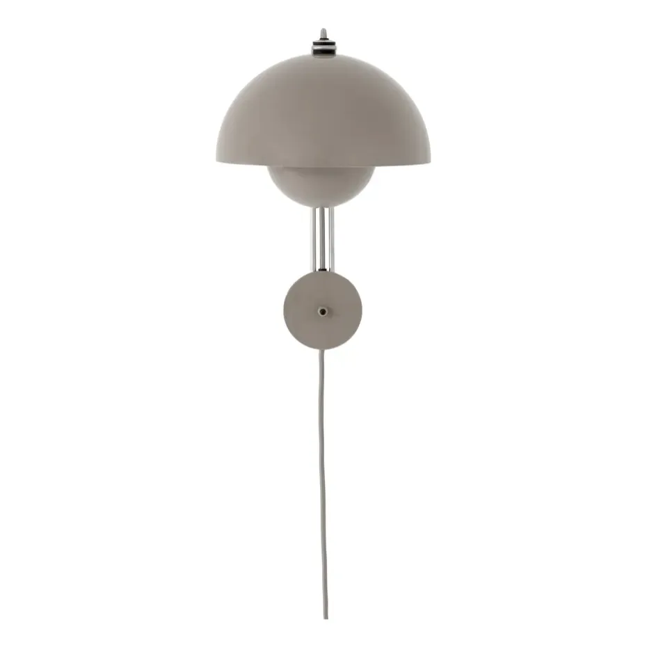 Applique VP8 Flowerpot, Grey beige