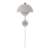 Applique VP8 Flowerpot, Matt light grey