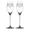 Arabesque Verre à champagne 30 cl Lot de 2, Transparent