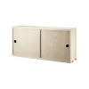 Armoire à portes coulissantes String, placage frêne, 78x20 cm