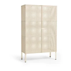Armoire Perforated Cabinet large, Eggshell