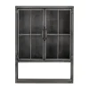 Armoire Sindre 46x21,5x61 cm, Black, metall