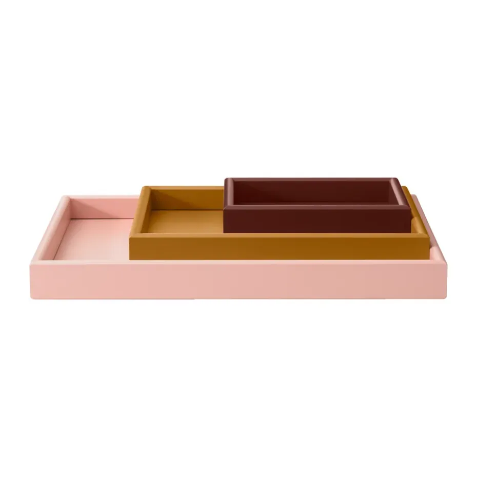 Arrange set de plateaux 3 pièces, Masala-amber-ruby