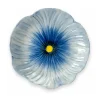 Assiette à dessert Poppy 20,5x21 cm, Bleu