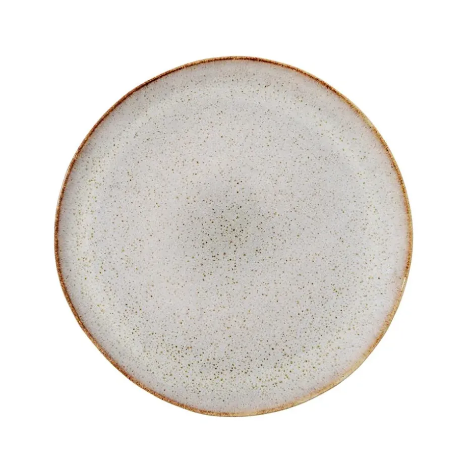 Assiette à dessert Sandrine Ø22 cm, gris clair