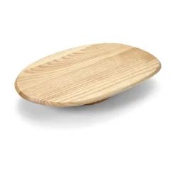 Assiette à gâteau Dune 04 low 20x34 cm, Ash
