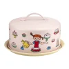 Assiette à gâteau Pippi avec cloche, Anniversaire