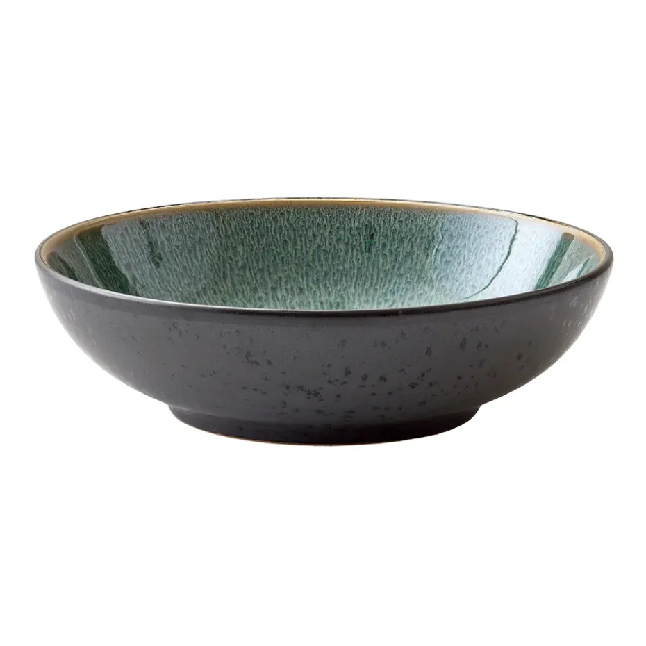 Assiette à pâtes Bitz Ø20 cm noir, Noir-vert