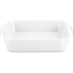 Assiette carrée blanche Pillivuyt, 27 x 27 cm
