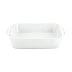 Assiette carrée blanche Pillivuyt, 17 x 17 cm