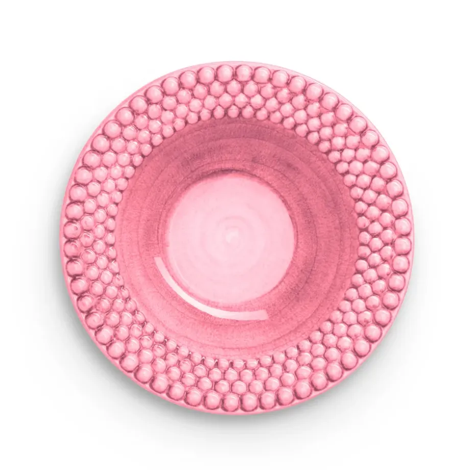 Assiette creuse Bubbles 25 cm, Rose