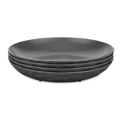 Assiette creuse Club thermoplastique biocirculaire Ø22 cm, 4 pièces, Nature ash grey