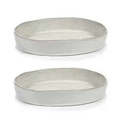 Assiette creuse La Mère Ø20 cm lot de 2, Off white