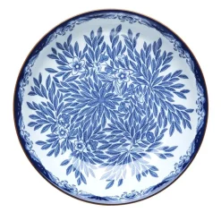 Assiette creuse Ostindia Floris Ø22 cm, Bleu