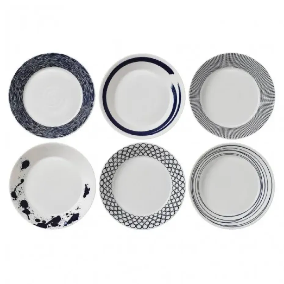 Assiette creuse Pacific, 6 pièces, 22 cm