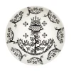 Assiette creuse Taika 20 cm, motif noir