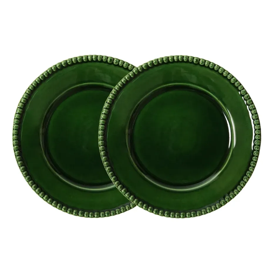 Assiette Daria Ø28 cm Lot de 2, Moss