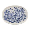 Assiette de service Mumin Haru 17 cm, Bleu-blanc