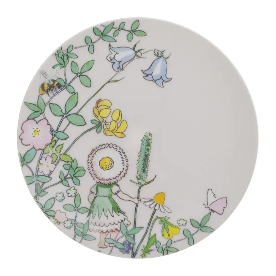 Assiette Elsa Beskow Blomsterfesten Ø20 cm, Multi
