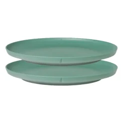 Assiette en mélamine Grand Cru Take Ø26 cm Lot de 2, Vert brouillard