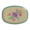 Assiette en mélamine Rice 22 x 30cm, Arda bloom