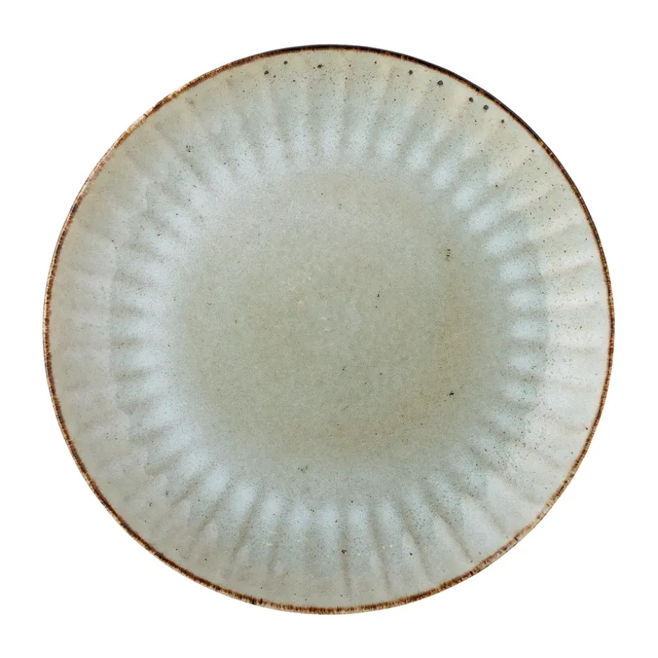 Assiette Fleur Ø 27 cm, Nature