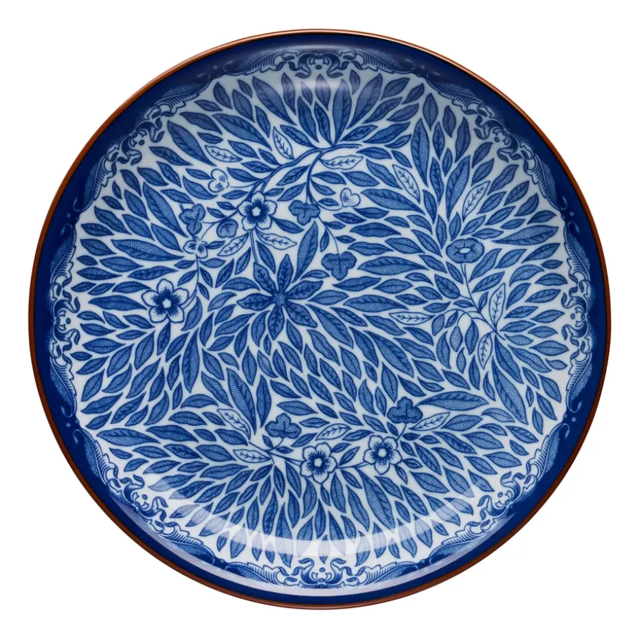 Assiette Ostindia Floris Ø16cm, Bleu