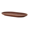 Assiette ovale Sand 12,5x20 cm, Red clay