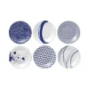 Assiette Pacific, bleu 6 pièces, 16 cm